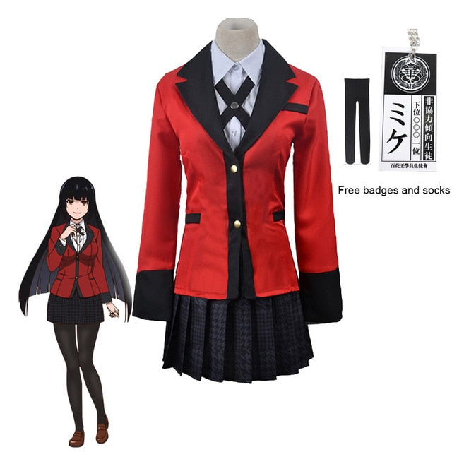 Jabami Yumeko Cosplay Dress