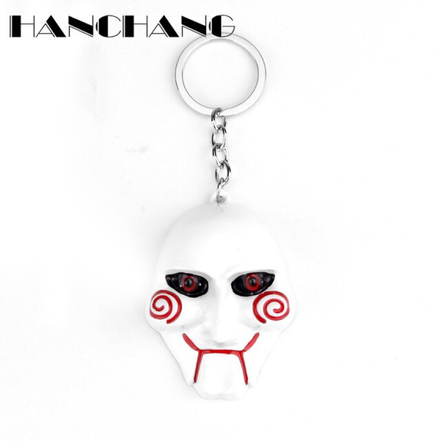 Saw Movie Mask Keychain
