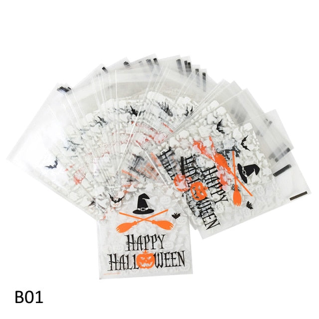 Candy Bag  Pumpkin Ghost Cookie