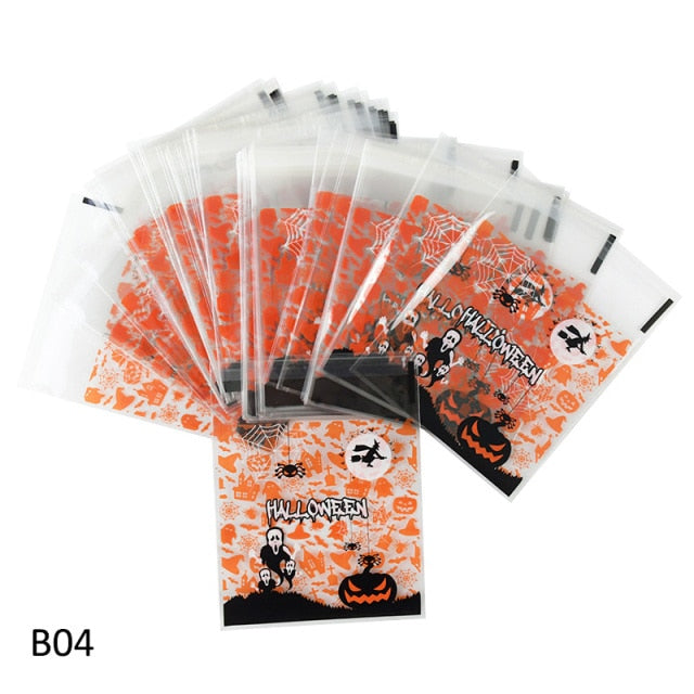 Candy Bag  Pumpkin Ghost Cookie