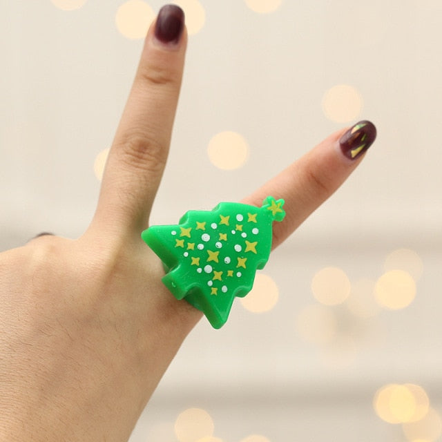 Square Night Bling Ring Led Party Music