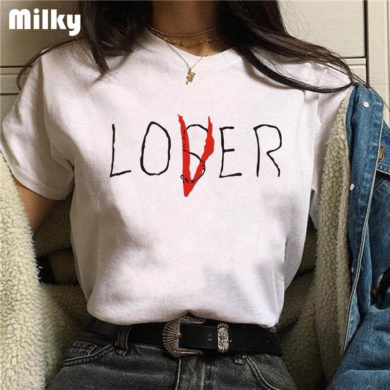 Casual Short Sleeve It Inspired T-Shirt