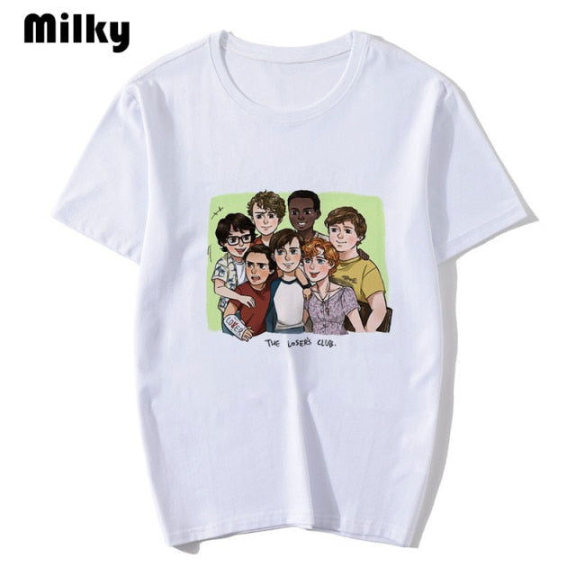 Casual Short Sleeve It Inspired T-Shirt