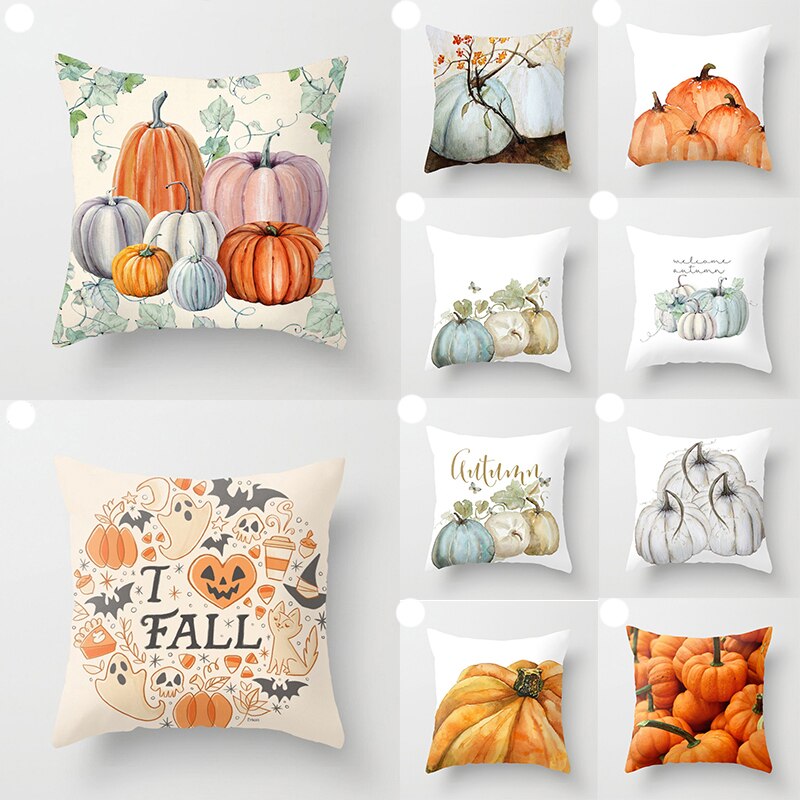 Horror Linen Halloween Pillow Case