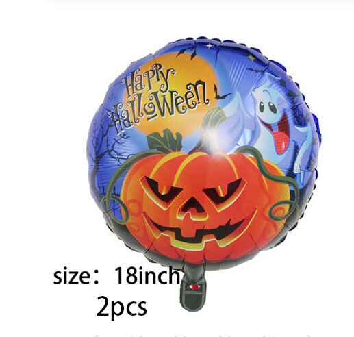 Halloween Decorations Bat Skull Ghost Pumpkin Balloons