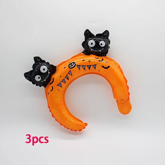 Halloween Decorations Bat Skull Ghost Pumpkin Balloons
