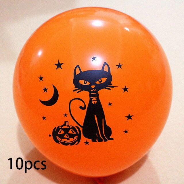Halloween Decorations Bat Skull Ghost Pumpkin Balloons