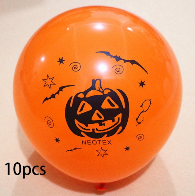 Halloween Decorations Bat Skull Ghost Pumpkin Balloons