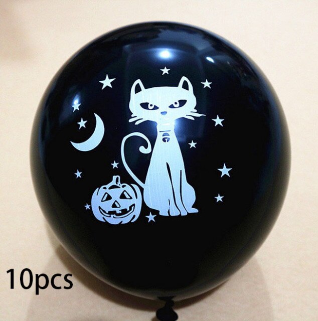 Halloween Decorations Bat Skull Ghost Pumpkin Balloons