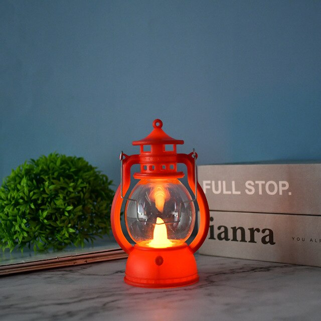 Retro LED Oil Lamp Halloween Decoration