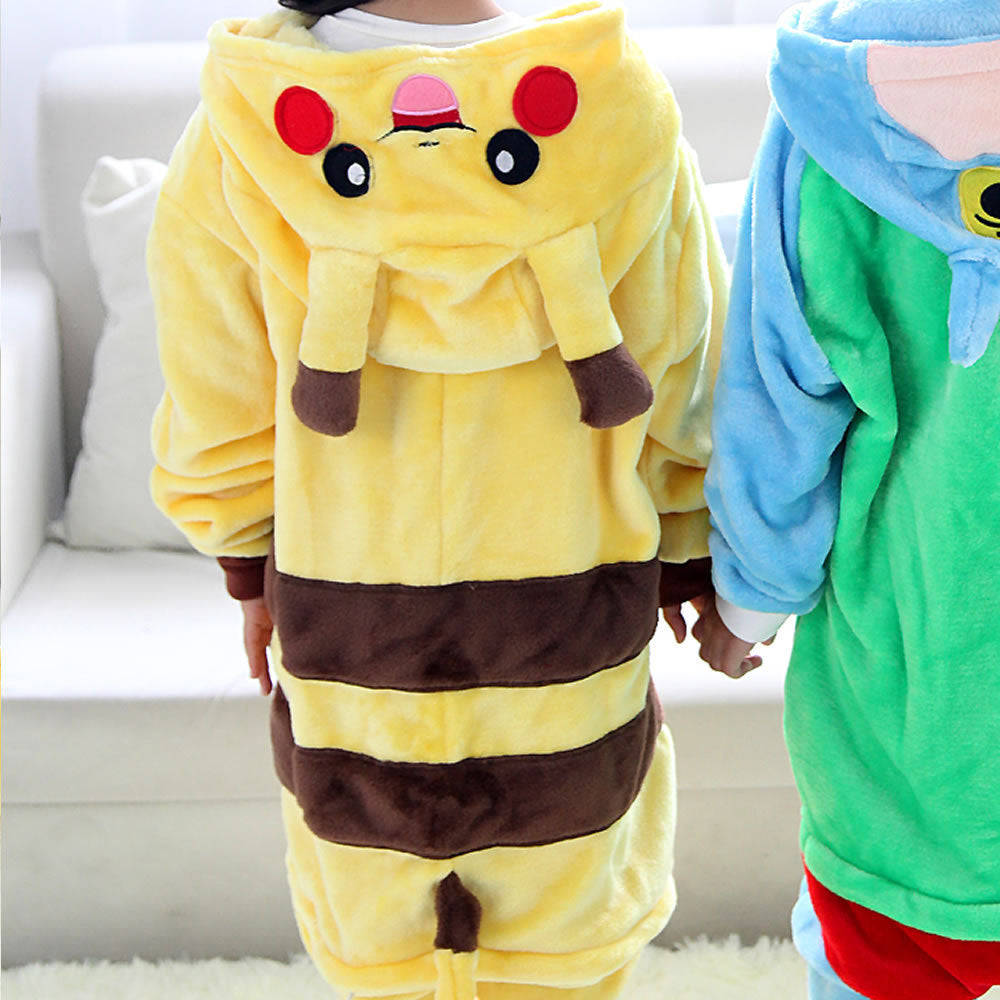 Kids Anime Yellow Halloween Jumpsuit