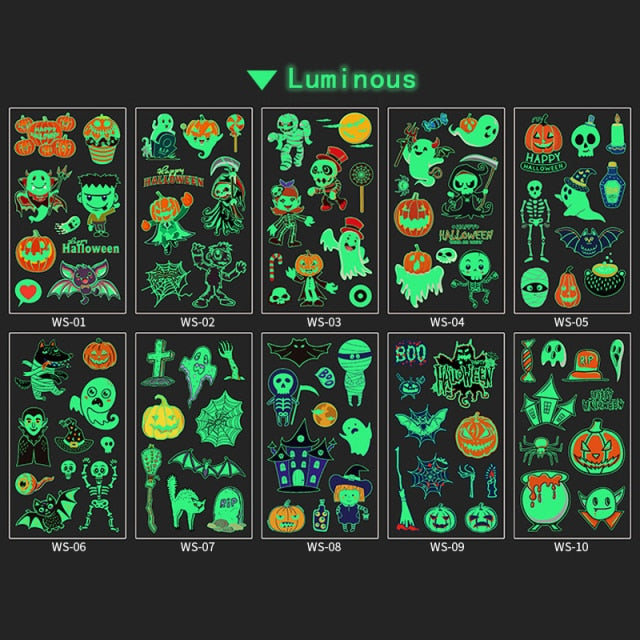 Bloody Handprint Halloween Stickers