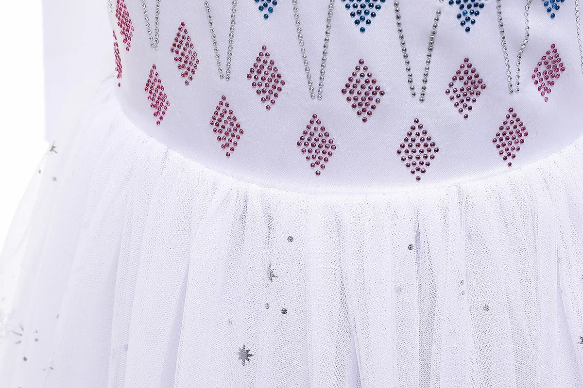 Snow Queen White Cosplay Dress