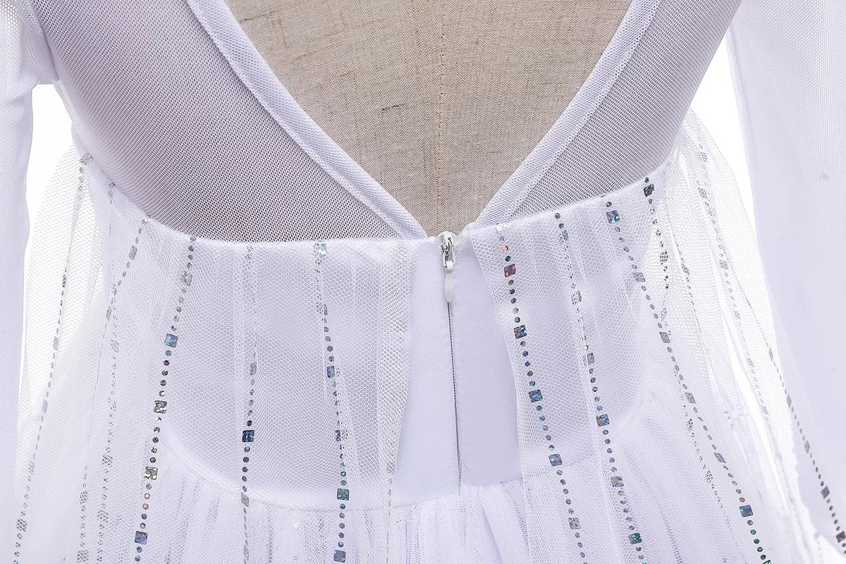 Snow Queen White Cosplay Dress