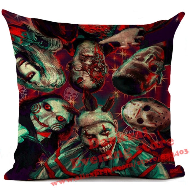 Halloween Horror Cushion Cover Chucky