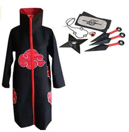 Japanese Anime Manga Akatsuki Cloak Cosplay Costume