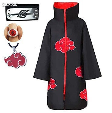 Japanese Anime Manga Akatsuki Cloak Cosplay Costume