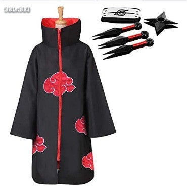 Japanese Anime Manga Akatsuki Cloak Cosplay Costume