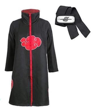 Japanese Anime Manga Akatsuki Cloak Cosplay Costume