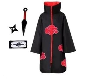 Japanese Anime Manga Akatsuki Cloak Cosplay Costume