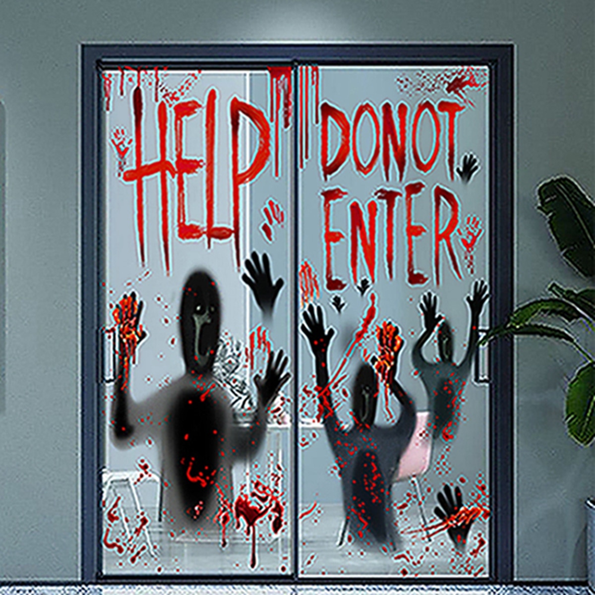 Scary Removable Halloween Stickers