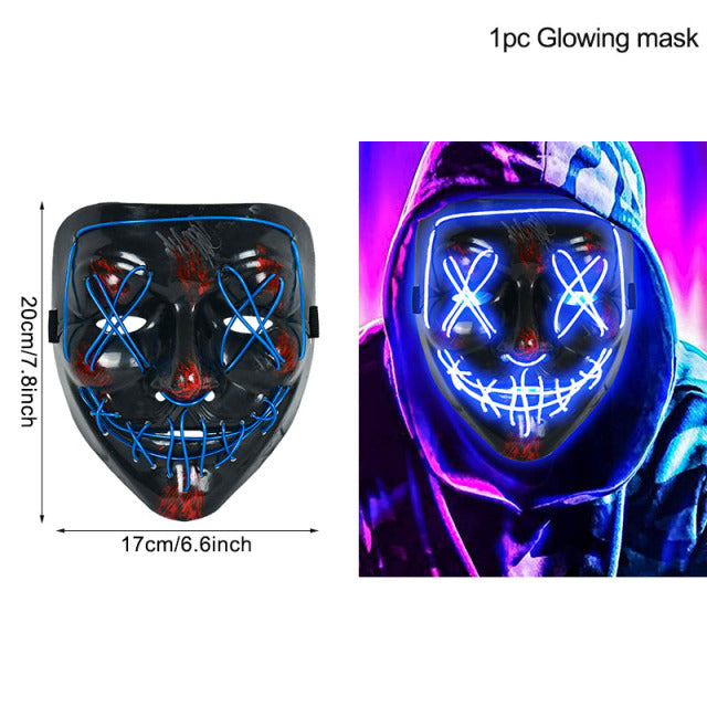 The Dark Mascaras LED Halloween Mask