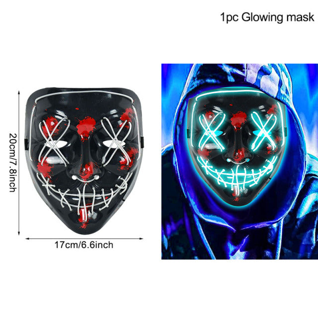 The Dark Mascaras LED Halloween Mask