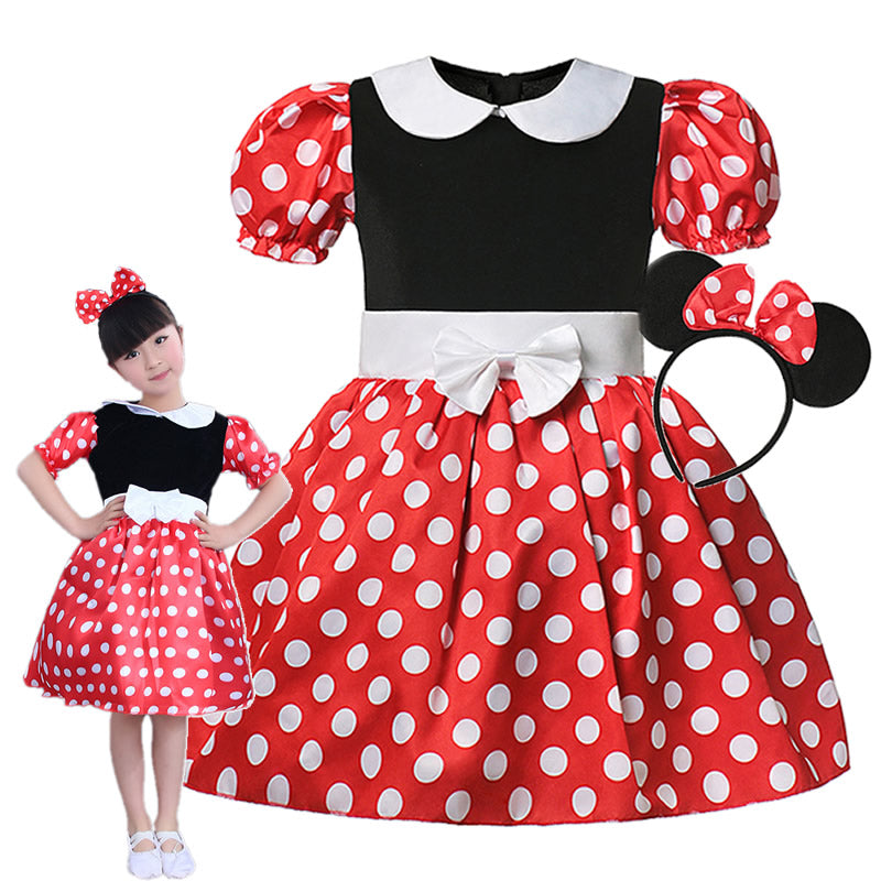 Mickey Princess Dress For Halloween Cosplay