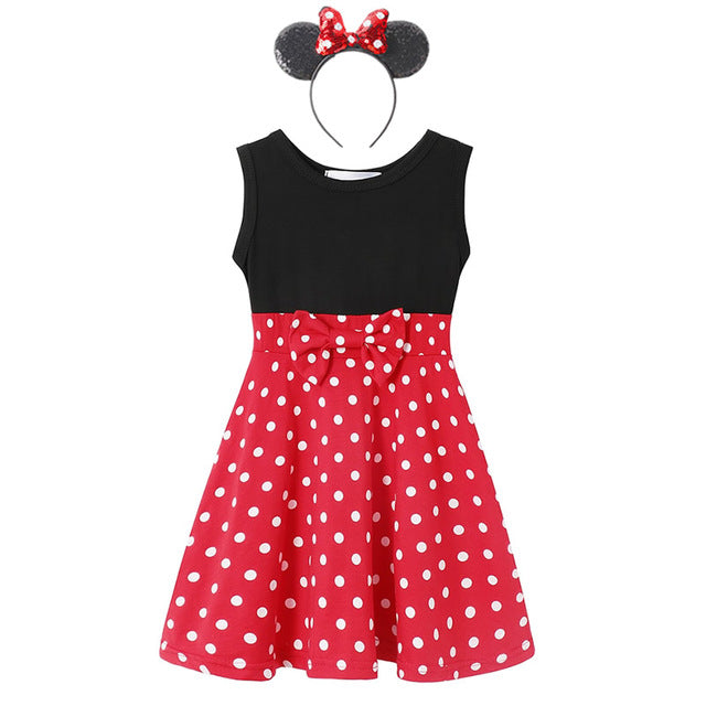 Mickey Princess Dress For Halloween Cosplay