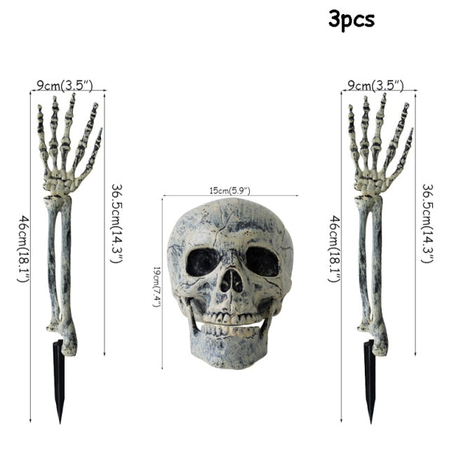 Skull Skeleton Horror Tombstone Halloween