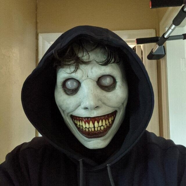 Creepy Smiling Mask For Halloween