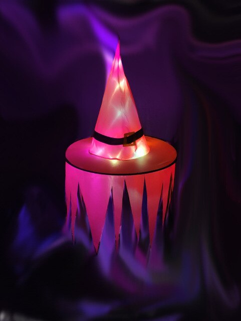LED Witch Hats Halloween Decoration