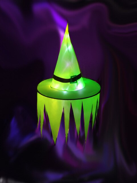 LED Witch Hats Halloween Decoration
