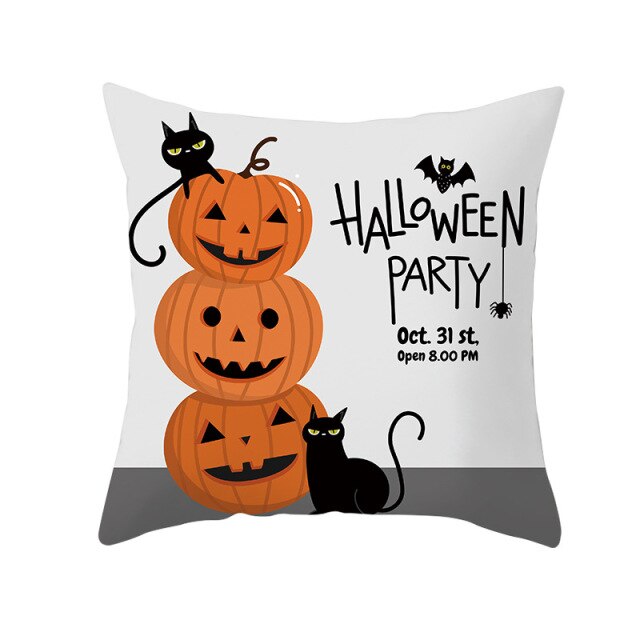 Halloween Pillowcase Pumpkin Cushion Cover Creative