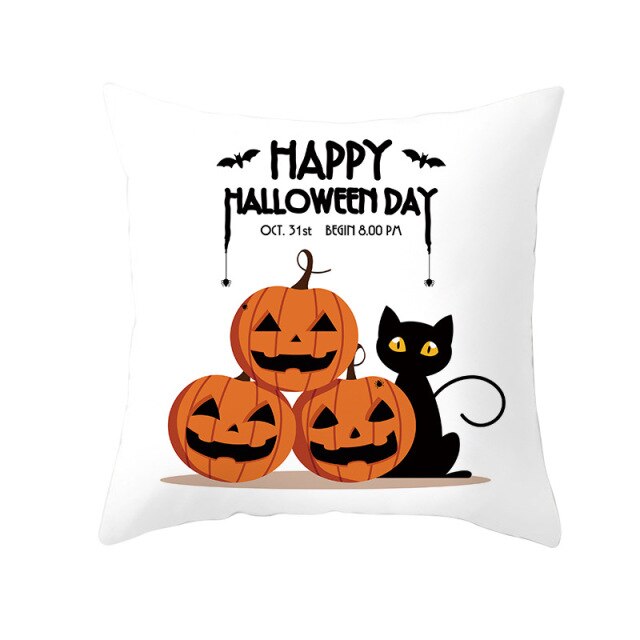 Halloween Pillowcase Pumpkin Cushion Cover Creative