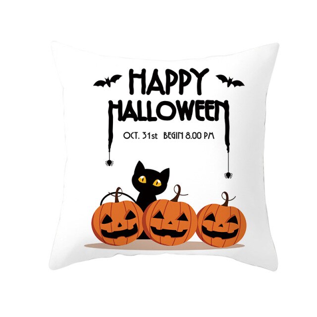 Halloween Pillowcase Pumpkin Cushion Cover Creative
