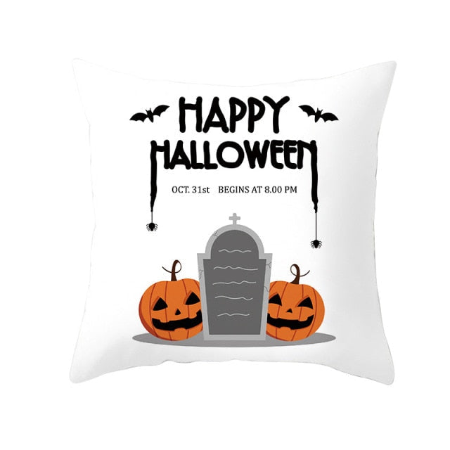 Halloween Pillowcase Pumpkin Cushion Cover Creative