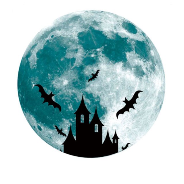 Luminous Moon Halloween Decoration