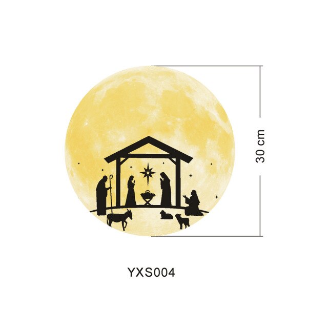 Luminous Moon Halloween Decoration