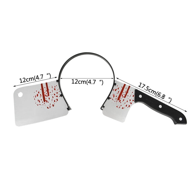 Horror Scary Knife Headband For Halloween