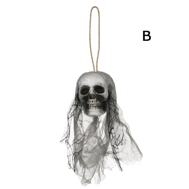 Human Skull Head Skeleton Hanging Skull