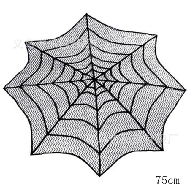Halloween Decorative Lace Spider Web Skeleton