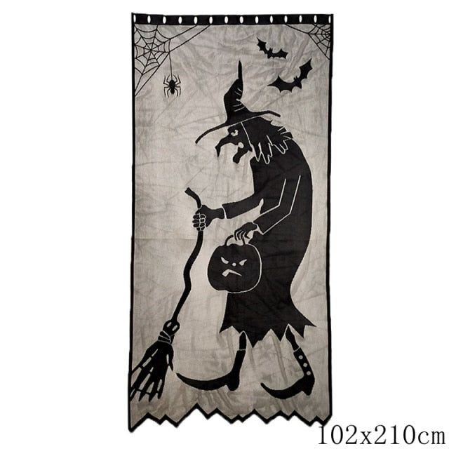 Halloween Decorative Lace Spider Web Skeleton