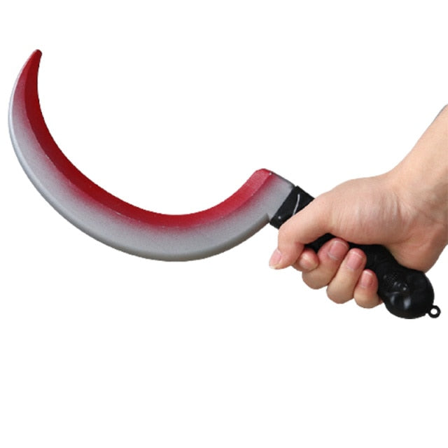 Halloween Handhold Fake Saw Knife Horror