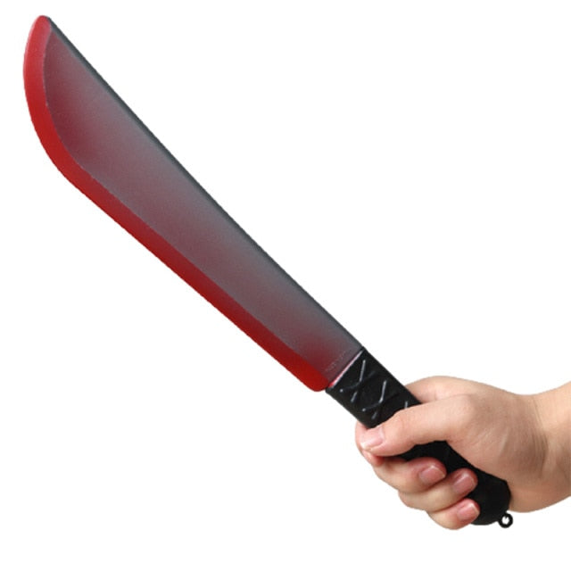 Halloween Handhold Fake Saw Knife Horror