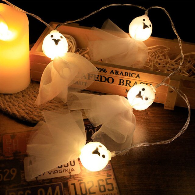 Halloween String Lights Eyeball Purple