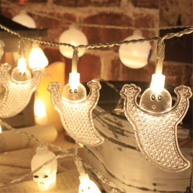 Halloween String Lights Eyeball Purple