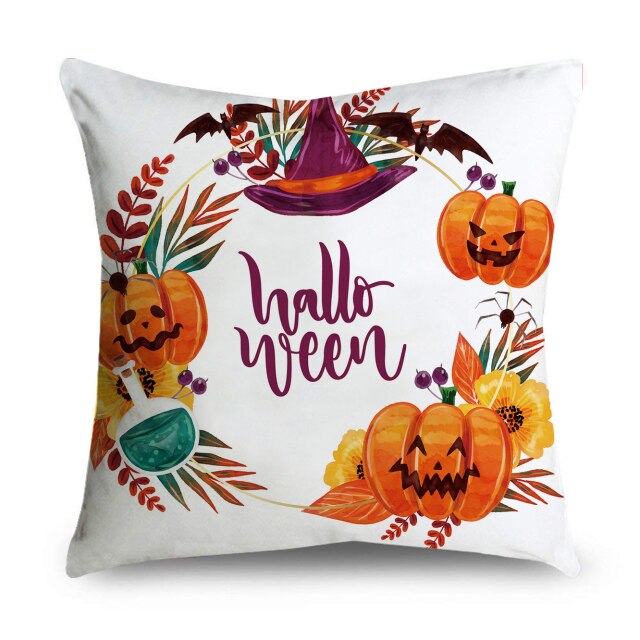 Halloween Pattern Cartoon Cushion Covers