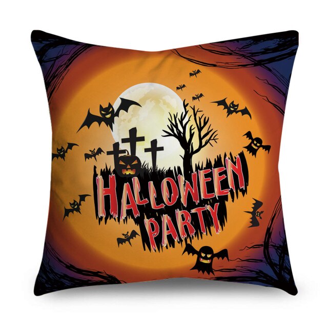 Halloween Pattern Cartoon Cushion Covers