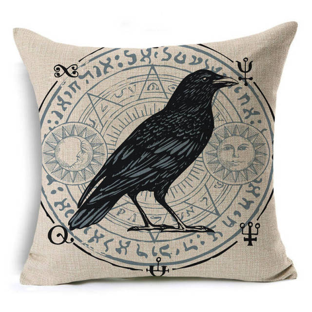 Halloween retro pattern Cushion Cover